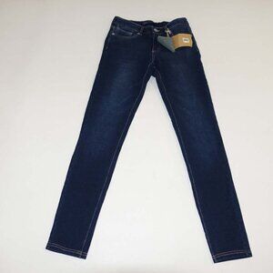 Levi's Girls Super Skinny Knit Jeans Size 14 Regular NWT Blue 28" Inseam Stretch